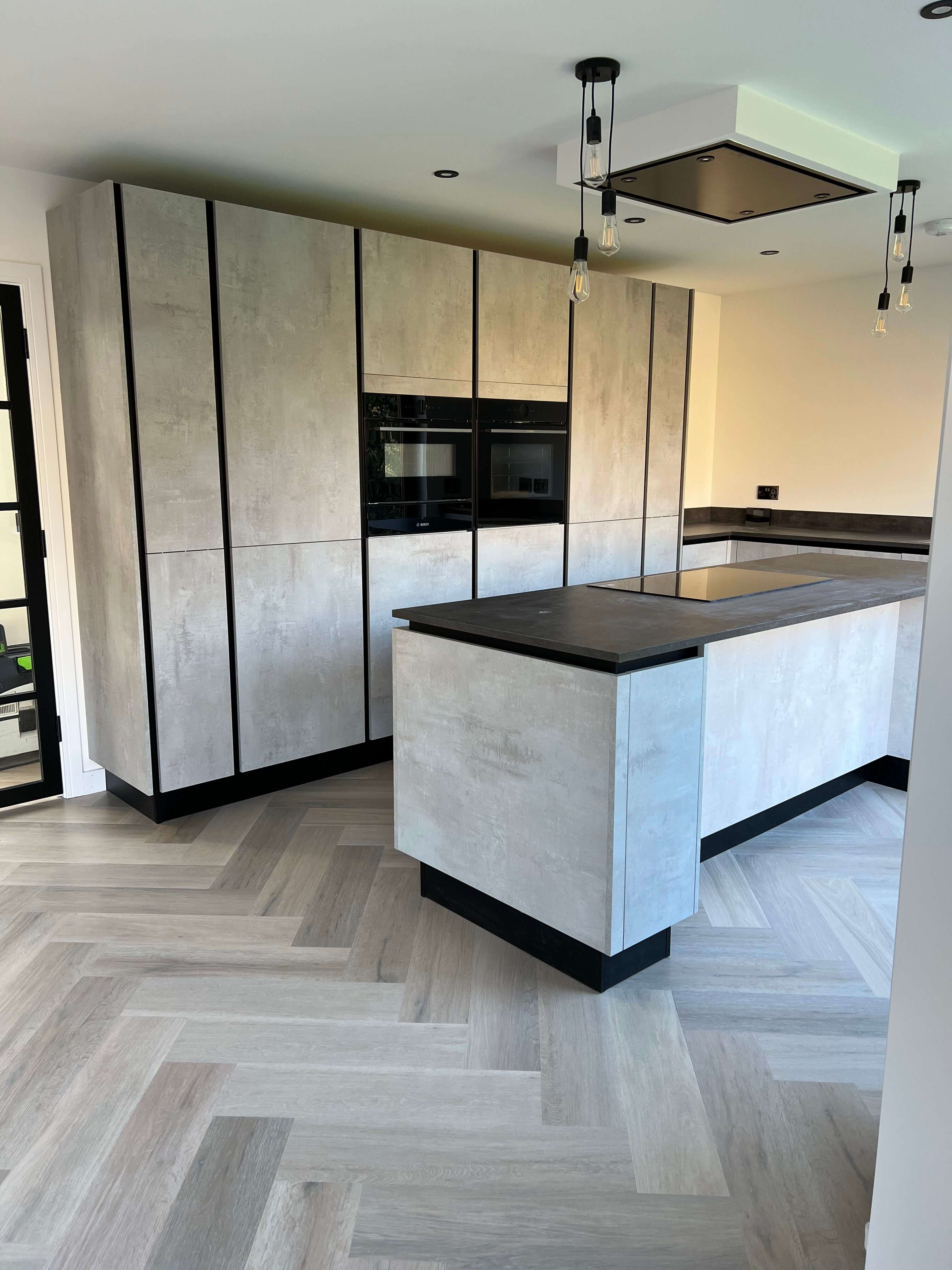Bespoke luxury kitchen with custom cabinetry