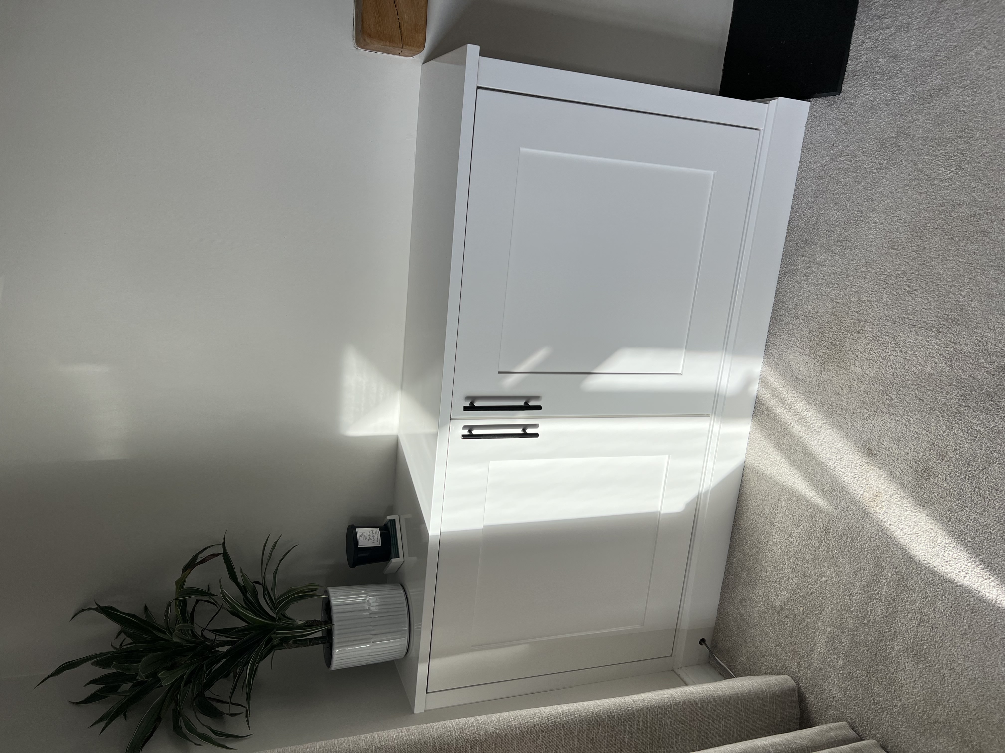 Custom fitted bathroom vanity