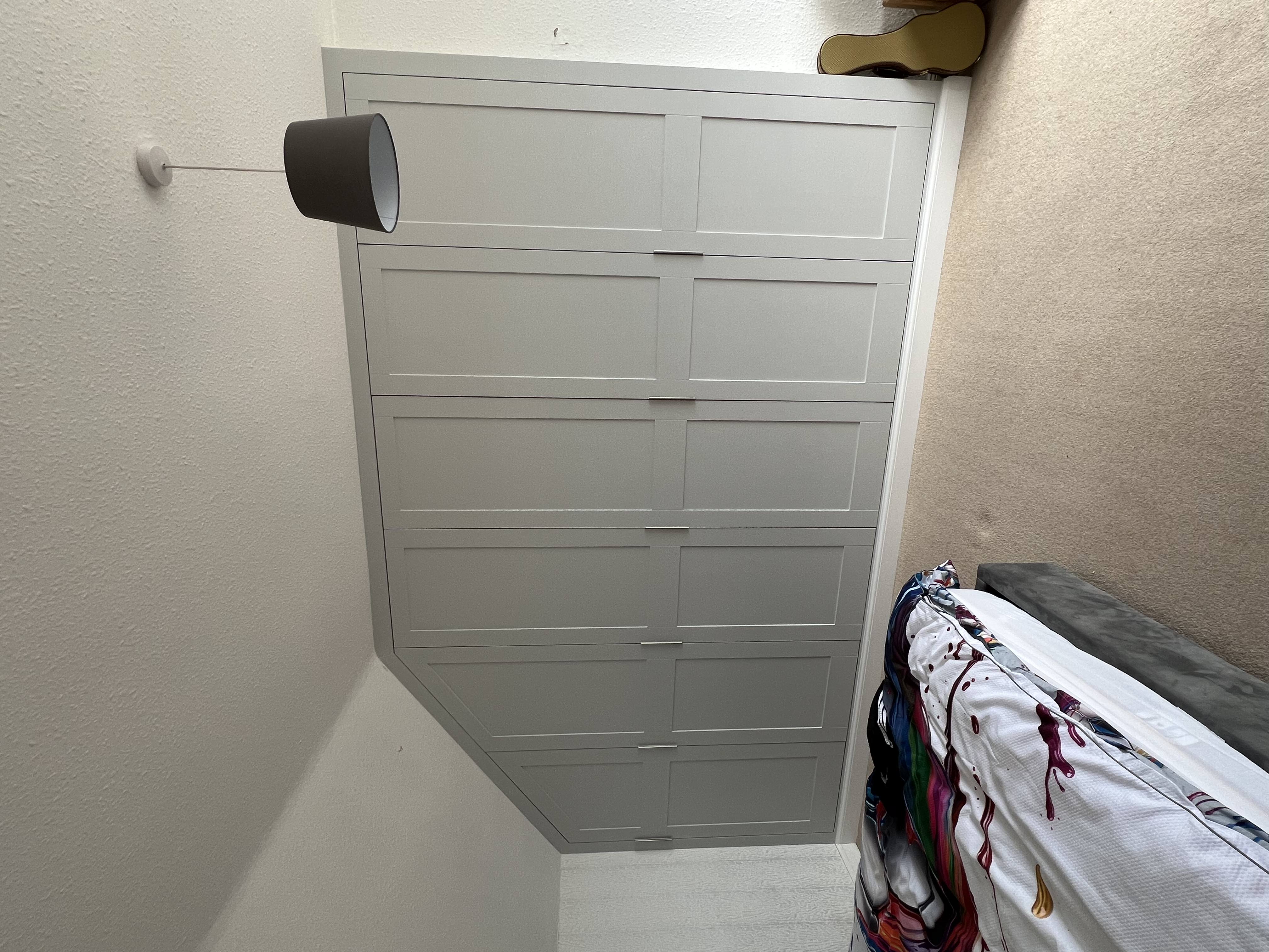 Luxury walk-in wardrobe dressing room